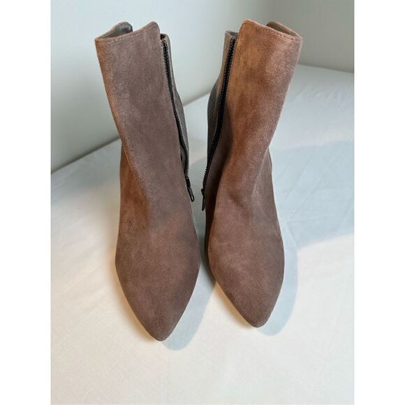 Steve Madden women’s pointed toe suede/leather stiletto bootie size 11. #5-0171 - Picture 2 of 9